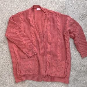 Pink Lily knit cardigan. Women’s M